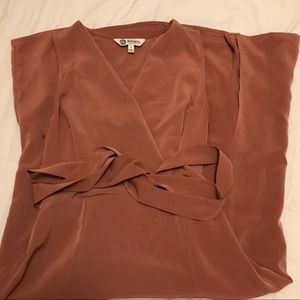 bobeau burnt orange dress